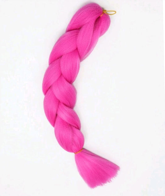 Pink Braiding Hair - 24"