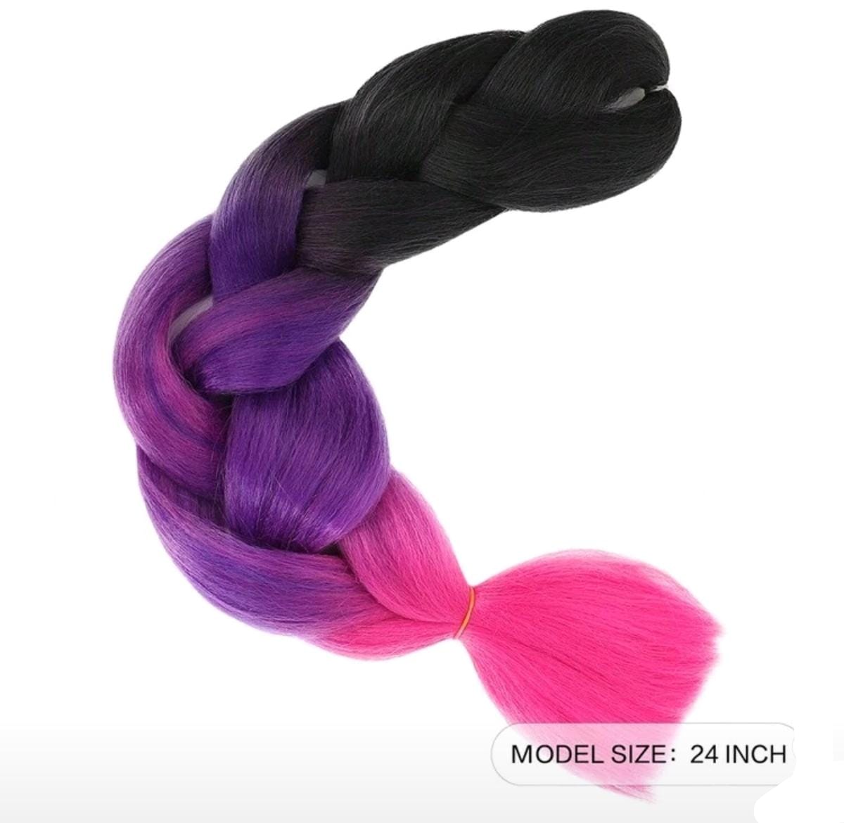 Three Tone Braiding Hair